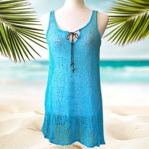 PORTOCRUZ COVERUP CROCHET TOP